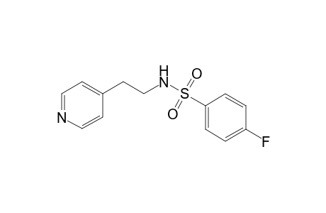 4-Fluoranyl-N-(2-pyridin-4-ylethyl)benzenesulfonamide