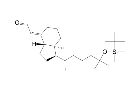 Acetaldehyde, [1-[5-[[(1,1-dimethylethyl)dimethylsilyl]oxy]-1,5-dimethylhexyl]octahydro-7a-methyl-4H-inden-4-ylidene]-, [1R-[1.alpha.(R*),3a.beta.,4E,7a.alpha.]]-