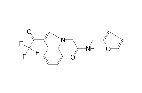 Acetamide, N-furan-2-ylmethyl-2-[3-(2,2,2-trifluoroacetyl)indol-1-yl]-