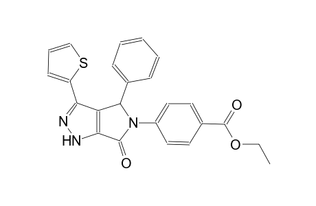 benzoic acid, 4-(4,6-dihydro-6-oxo-4-phenyl-3-(2-thienyl)pyrrolo[3,4-c]pyrazol-5(1H)-yl)-, ethyl ester