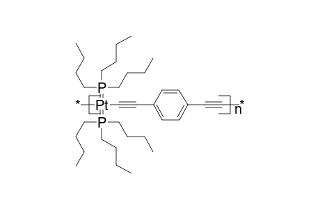 Poly[trans-bis(tributylphosphine)platinum-1,4-phenylenediethynylene]