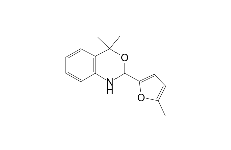 2H-Benzo[d][1,3]oxazine, 4,4-dimethyl-2-(5-methylfuran-2-yl)-1,4-dihydro-