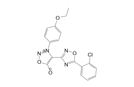 3-(p-Ethoxyphenyl)-4-[5-(o-chlorophenyl)-.delta.(2)-1,2,4-oxadiazol-3-yl]sydnone