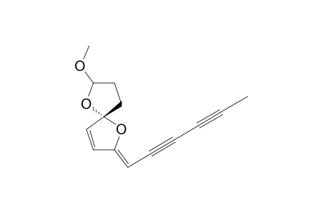 2-[(Z)-2,4-HEXADIYNYLIDENE]-7-METHOXY-1,6-DIOXASPIRO-[4.4]-NON-3-ENE;FLOSCULIN_C