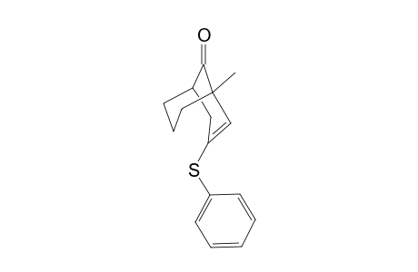 1-Methyl-3-(phenylthio)-9-oxobicyclo[3.3.1]non-2-ene and 1-Methyl-3-(phenylthio)-9-oxobicyclo[3.3.1]non-3-ene