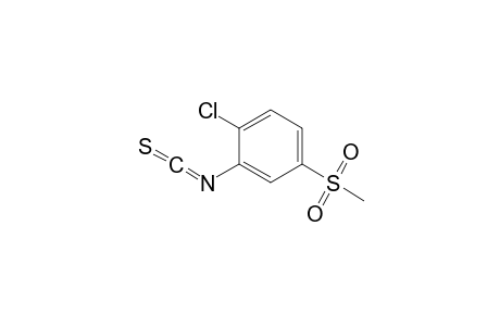 2-Chloro-5-methylsulfonyl phenylisothiecyanate