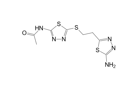 N-(5-{[2-(5-amino-1,3,4-thiadiazol-2-yl)ethyl]sulfanyl}-1,3,4-thiadiazol-2-yl)acetamide