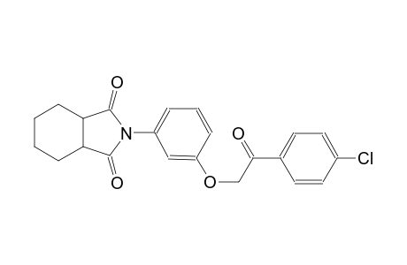 1H-isoindole-1,3(2H)-dione, 2-[3-[2-(4-chlorophenyl)-2-oxoethoxy]phenyl]hexahydro-
