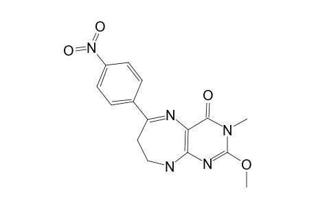4-(4-NITROPHENYL)-8-METHOXY-7-METHYL-2,3,6,7-TETRAHYDRO-1H-PYRIMIDO-[4,5-B]-[1,4]-DIAZEPIN-6-ONE