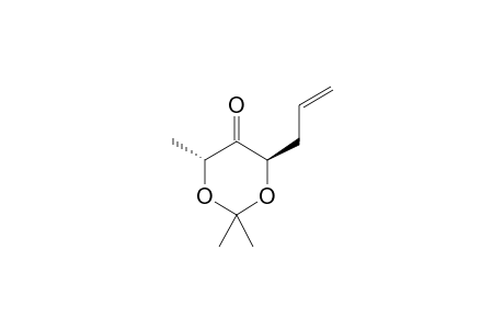 (4R,6R)-4-Allyl-2,2,6-trimethyl-1,3-dioxan-5-one