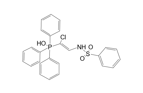 N-[(Z)-2-Chloro-2-(1-hydroxy-1,1,1-triphenylphosphoranyl)-1-ethenyl]-1-phenylsulfonamide