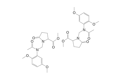 METHYL-1-[(N-ACETYL-2,5-DIMETHOXYANILINO)-METHYL]-PYROGLUTAMATE