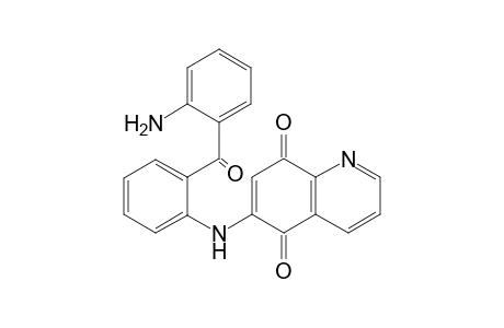 6-N-(O,O'-Diaminobenzophenone)quinoline-5,8-quinone