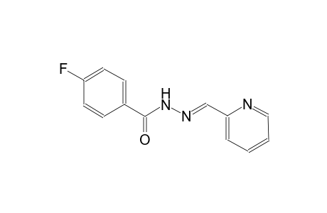 4-fluoro-N'-[(E)-2-pyridinylmethylidene]benzohydrazide