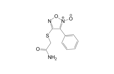 4-(Carbamoylmethylthio)-3-phenylfuroxan
