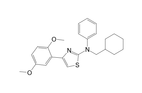 cyclohexylmethyl-[4-(2,5-dimethoxyphenyl)thiazol-2-yl]-phenyl-amine