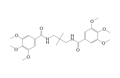 N-{2,2-dimethyl-3-[(3,4,5-trimethoxybenzoyl)amino]propyl}-3,4,5-trimethoxybenzamide