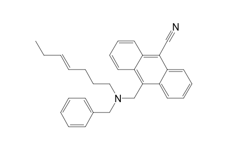 9-Cyano-10-[(N-benzyl-N-(4-heptenyl)amino)methyl]anthracene