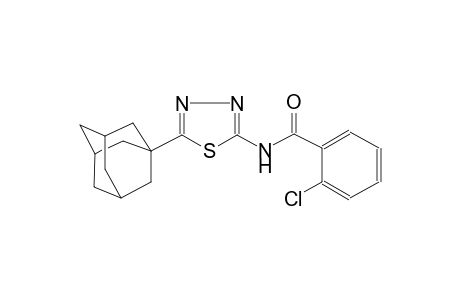 benzamide, 2-chloro-N-(5-tricyclo[3.3.1.1~3,7~]dec-1-yl-1,3,4-thiadiazol-2-yl)-