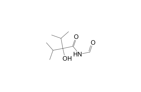 Butanamide, N-formyl-2-hydroxy-3-methyl-2-(1-methylethyl)-