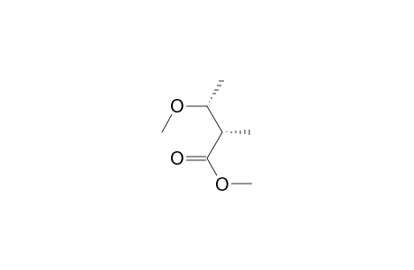Butanoic acid, 3-methoxy-2-methyl-, methyl ester, (R*,S*)-
