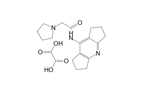 N-(1,2,3,5,6,7-hexahydrodicyclopenta[b,e]pyridin-8-yl)-2-(pyrrolidin-1-yl)acetamide oxalate