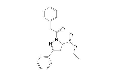 Ethyl 1-phenyl-1-(phenylacetyl)-4,5-dihydro-1H-pyrazole-5-carboxylate