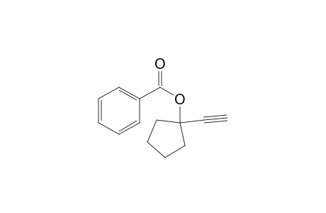 Cyclopentanol, 1-ethynyl-, benzoate