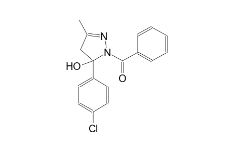 1-benzoyl-5-(4-chlorophenyl)-3-methyl-4,5-dihydro-1H-pyrazol-5-ol
