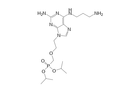 Diisopropyl{2-[6-(3-aminopropylamino)-2-amino-9H-purine-9-yl]ethoxy}methylphosphonate