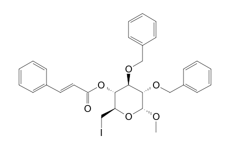 METHYL-2,3-DI-O-BENZYL-4-O-CINNAMOYL-6-DEOXY-6-IODO-ALPHA-D-GLUCOPYRANOSIDE