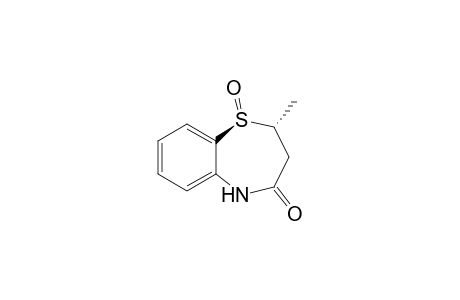 (1S,2R)-2,3-Dihydro-2-methyl-1,5-benzothiazepin-4(5H)-one 1-oxide