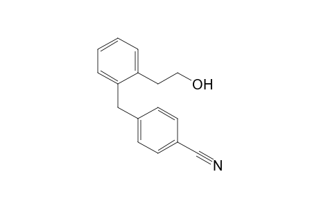 4-[2-(2-Hydroxyethyl)benzyl]benzonitrile