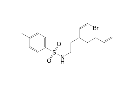 1-Bromo-3-[2-(N-tosylamino)ethyl]hepta-1,6-diene
