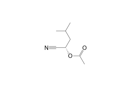 (S)-(-)-2-Acetoxy-4-methylpentanenitrile