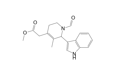 2-[1-formyl-6-(1H-indol-3-yl)-5-methyl-3,6-dihydro-2H-pyridin-4-yl]acetic acid methyl ester