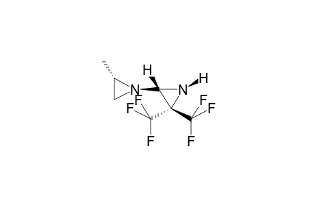 TRANS-2-(2-METHYLAZIRIDINO)-3,3-BIS(TRIFLUOROMETHYL)AZIRIDINE (ISOMER1)