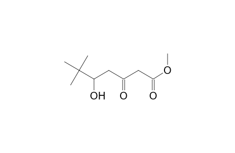 Heptanoic acid, 5-hydroxy-6,6-dimethyl-3-oxo-, methyl ester