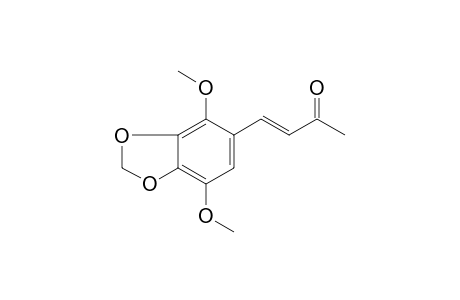 3-Buten-2-one, 4-(4,7-dimethoxy-1,3-benzodioxol-5-yl)-,