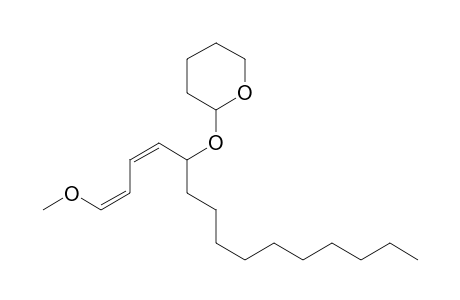 2H-Pyran, tetrahydro-2-[[1-(4-methoxy-1,3-butadienyl)undecyl]oxy]-, (Z,Z)-