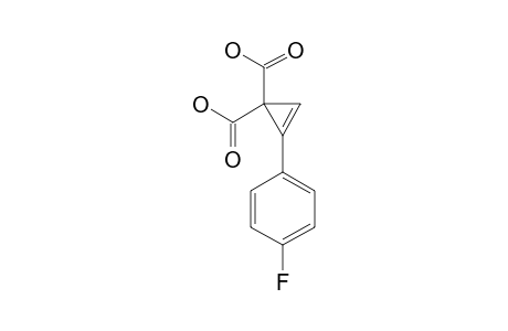 2-(4-FLUOROPHENYL)-CYCLOPROP-2-ENE-1,1-DICARBOXYLIC-ACID