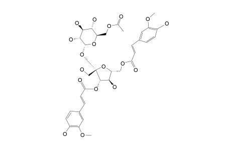 HELONIOSIDE-B;6'-ACETYL-3,6-DIFERULOYLSUCROSE