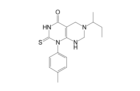 Pyrimido[4,5-d]pyrimidin-4(1H)-one, 2,3,5,6,7,8-hexahydro-1-(4-methylphenyl)-6-(1-methylpropyl)-2-thioxo-