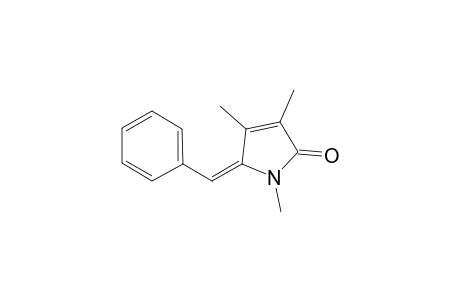 E-1,3,4-TRIMETHYL-5-(PHENYLMETHYLIDENE)-3-PYRROLIN-2-ONE