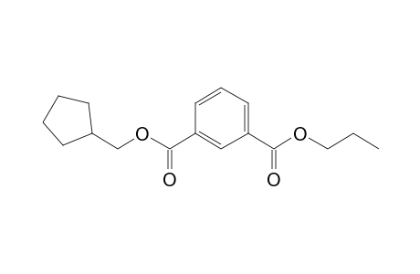 Isophthalic acid, cyclopentylmethyl propyl ester