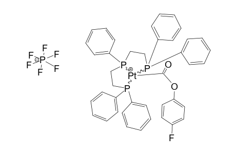 [(PT(TRIPHOS)(C(O)OC6H4-PARA-F)][PF6]