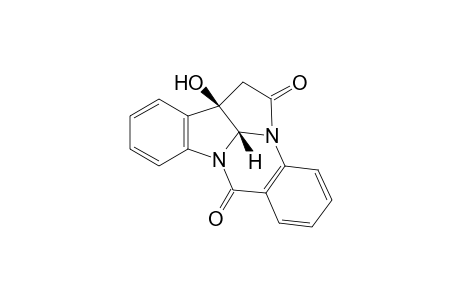 3-Hydroxy-2H-pyrrolo[2,3-b]indolo[5,5a,6-b,a]quinazoline-9-(8H),7'-dione