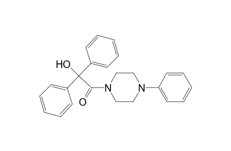 2-Oxo-1,1-diphenyl-2-(4-phenyl-1-piperazinyl)ethanol