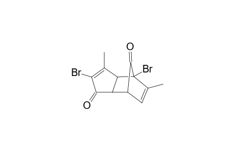 (+,-)-endo-2,4-dibromo-3,5-dimethyldicyclopentadiene-1,8-dione