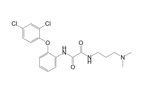 N-[o-(2,4-dichlorophenoxy)phenyl]-N'-[3-(dimethylamino)propyl]oxamide